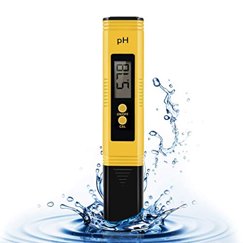 Book Cover PH Meter, 0.01 PH High Accuracy Pocket Size PH Meter/PH Tester with 0-14.0Measuring Range