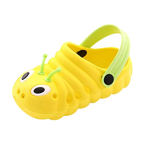 Book Cover LINKIOM Baby Sandals Kid's Cute Shoes Summer Premium Cartoon Sandals Children Caterpillar Non-Slip Beach Slipper