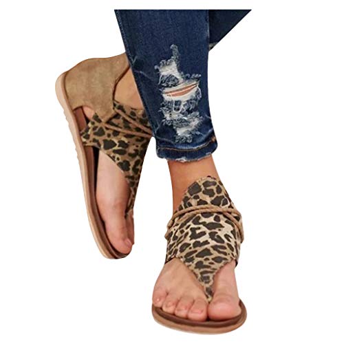 LUNIWEI Women's Posh Gladiator Sandals Summer Casual Sandals Premium Elegant Flat Heel Back Zipper Sandals for Women