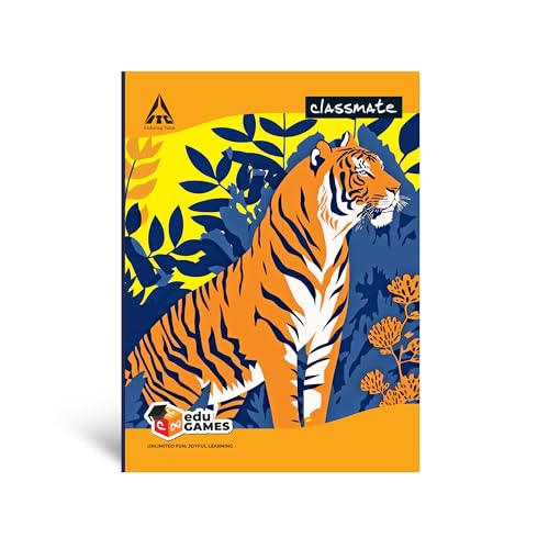 Classmate Notebook - Single Line, 120 Pages, 240 mm x 180 mm - Pack Of 4