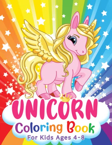 Unicorn Coloring Book: Cute Unicorns for Coloring for Kids: 1 (For Kids from 4 Years)