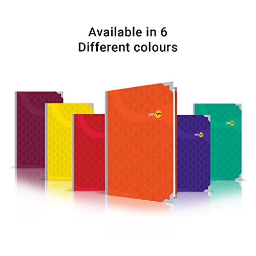 YOUVA Navneet Case Bound | My Notes | 21x33 cm | Single Line | 504 Pages | Pack of 1