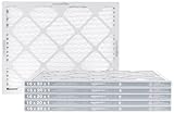 Amazon Basics 16x20x1 Air Filter 6-Pack, MERV 8 AC Furnace Filters, Allergy Control, Removes Dust, Lint and Pollen, Electrostatic (Actual Size: 15.75" x 19.75" x 0.75")