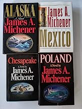 Set of 4 Historical Fiction Novels by James Michener: Alaska, Mexico, Chesapeake, and Poland