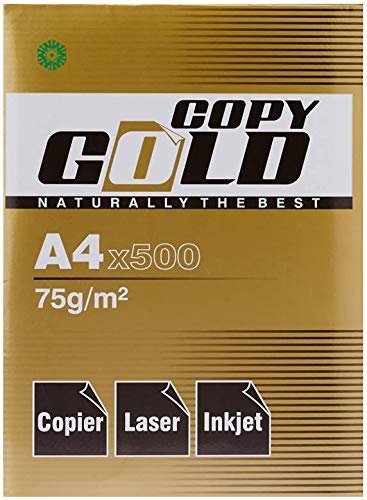 Copy Gold Copier Paper - A4, 75 GSM, 500 Sheets, 1 Ream, White