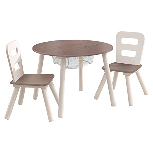 KidKraft 27027 Round Storage Table & 2 Chair Set