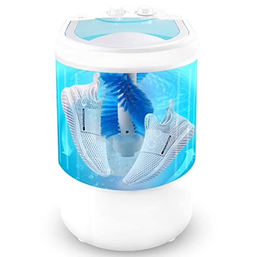 Book Cover HAIFT Portable Mini Shoe Washing Machine, Clothes Washing Machine, Spin Dryer, Capacity 10 lbs, Suitable For Baby, Camping, RV, Small Apartment, University Dormitory, Special For Washing Underwear