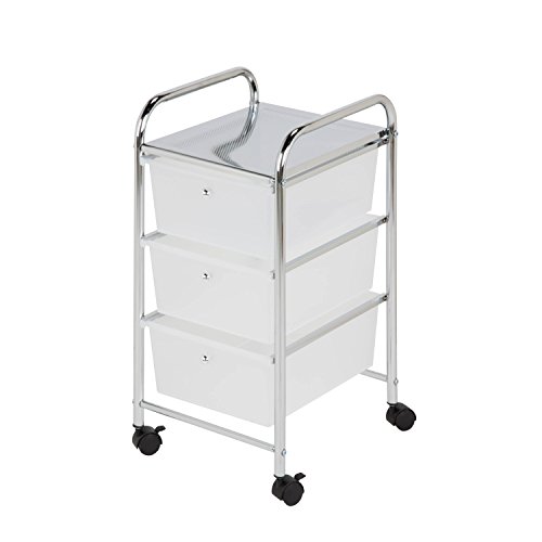 Honey-Can-Do CRT-02214 Rolling Office Organizer, 10-Drawer,Multicolored