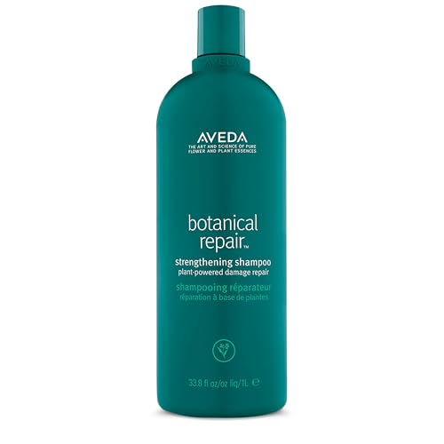 Aveda Botanical Repair Strengthening Shampoo | Strengthens and Repairs Damaged Hair | Bond-Building Shampoo | 94% Naturally Derived* | Silicone Free, 33.8 Fl Oz