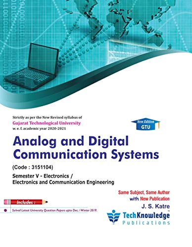 Analog and digital communication systems For GTU B.E. Electronics,ECE Engineering Sem 5