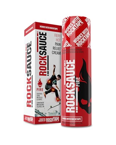 RockTape RockSauce Fire Hot Muscle Relief Cream