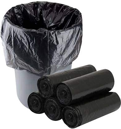 Book Cover Garbage Bag - 19x21 Inches (Pack of 3, 90 Pieces) Small 12 L Garbage Bag (90 Bags)