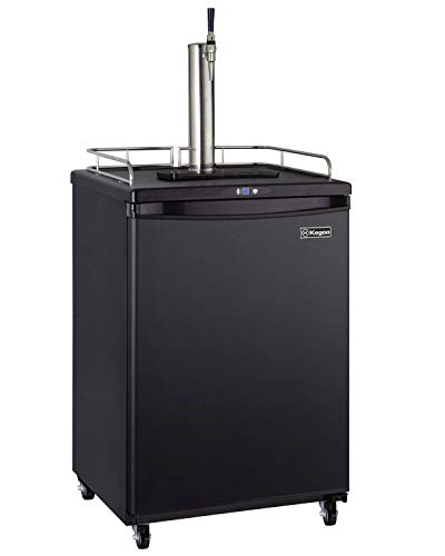 Kegco Z163B-G 24" Wide Single Tap Black Commercial/Residential Guinness® Kegerator