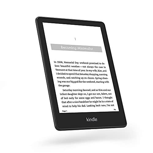 Book Cover Introducing Kindle Paperwhite Signature Edition (32 GB) – With a 6.8