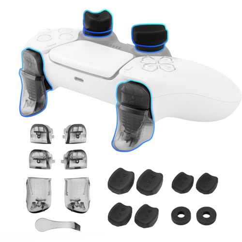 NiTHO PS5 FPS Gaming Kit for PlayStation 5 Dual Sense Controller Customizing Kit with Thumb Grips Ergonomic Button Trigger Precise Aiming Kit