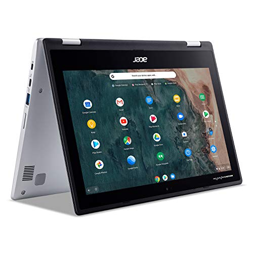 acer Chromebook Spin 311 Convertible Laptop | Intel Celeron N4000 | 11.6" HD Touch Corning Gorilla Glass Display | 4GB LPDDR4 | 64GB eMMC | Intel 802.11ac Gigabit WiFi 5 | Chrome OS | CP311-2H-C7QD