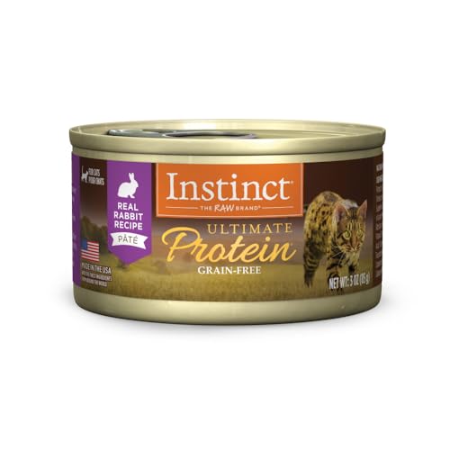 Instinct High Protein Cat Food, Ultimate Protein Grain Free Wet Cat Food Canned