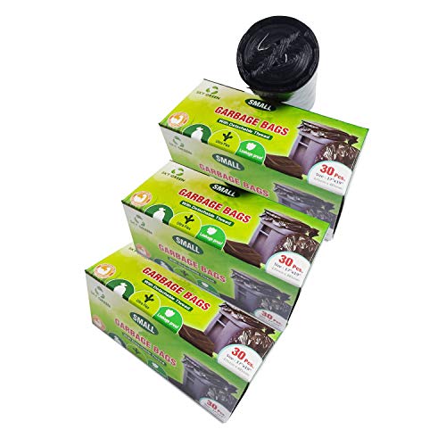 Sky Green Dustbin Garbage Bags for Home, Office, Kitchen (Small, Pack of 3)