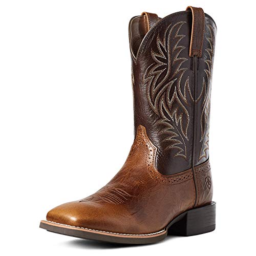 ARIAT Mens Sport Wide Square Toe Western Boot Peanut Butter/Chaga Brown 15 Wide