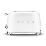 Smeg Two Slice Toaster Matt White TSF01WHMEU
