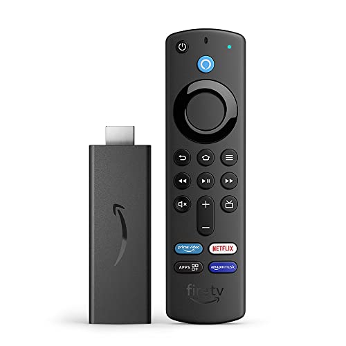 Book Cover Fire TV Stick with Alexa Voice Remote (includes TV and app controls) | HD streaming device