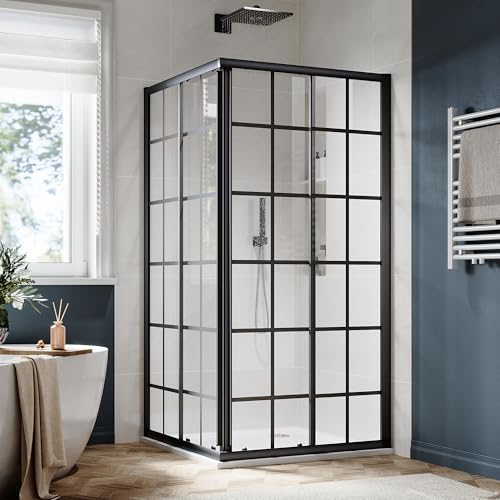 SUNNY SHOWER Corner Shower Enclosure Shower Door