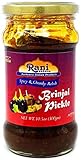 Rani Brinjal (Eggplant) Pickle Mild (Achar, Spicy Indian Relish) 10.5oz (300g) Glass Jar ~ Vegan | Gluten Free | NON-GMO | No Colors | Popular Indian Condiment, Indian Origin