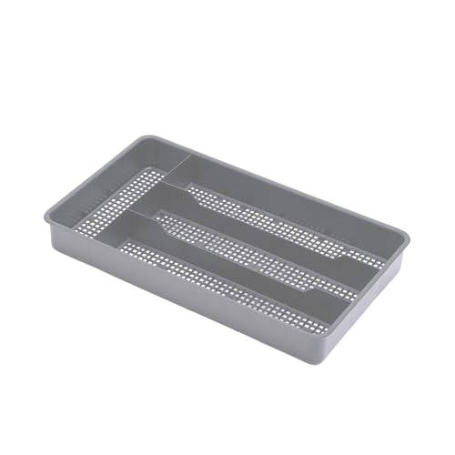 Dial Industries Small Cutlery, Utensil, Silverware Kitchen Drawer Organizer Tray