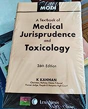 A Textbook of Medical Jurisprudence and Toxicology(26th Edition) - By Modi and K. Kannan
