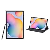 SAMSUNG Galaxy Tab S6 Lite 10.4-inch Android Tablet 128GB Wi-Fi S Pen, Bookcover Included, Gray