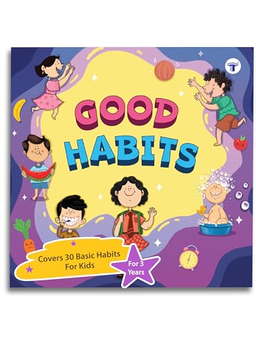Good Habits and Manners Board Book for Children – Early Learning on Kindness, Fitness, Discipline & Social Skills