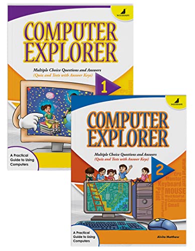 Woodsnipe Beginner Computer Learning Book for Kids Age 5 to 7 | Class 1 & 2 | Introduction to Computer, Uses, Parts, Features | Multiple Choice Questions | Quiz & Tests | Answers keys