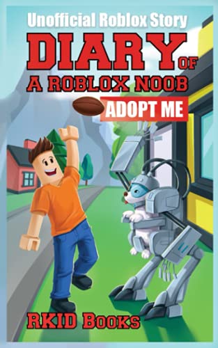 Book Cover Diary of a Roblox Noob: Adopt Me (Roblox Book)