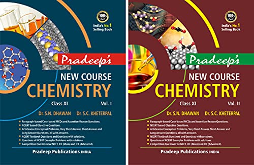Pradeep's New Course Chemistry for Class 11 (Vol. 1 & 2) Examination 2021-22