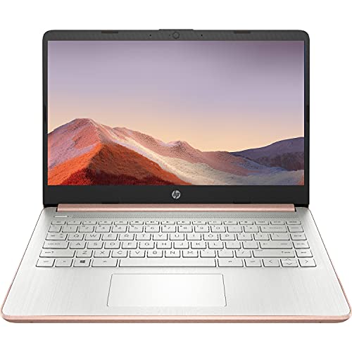 HP Slim 14 HD Laptop • Back to School Limited Edition with 1 Year Microsoft 365 • Intel Quad-Core Processor • Long Battery Life • w/WOWPC Bundle • Win 11 (Windows 11 Pro, 4GB RAM | 64GB SSD)