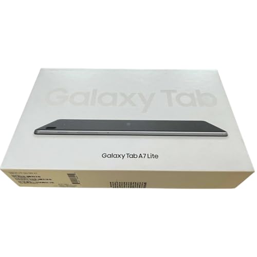 Samsung Galaxy Tab A7 Lite 8.7" (2021, WiFi + Cellular) 32GB 4G LTE Tablet & Phone (Makes Calls) GSM Unlocked, International Model w/US Charging Cube - SM-T225 (Grey, LTE+WiFi)