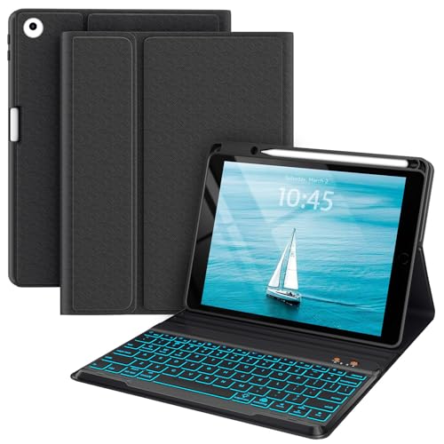BLUTLOTUS iPad Keyboard Case 9.7 inch for iPad 2018 6th Generation, iPad Pro 9.7" 2017 5th Generation, iPad Air 2/Air-BT Backlit Detachable Keyboard