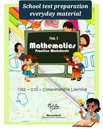 class 1 grade 1 Mathematics practice workbook| cbse/icse book |question papers| mental math |mixed word problems|dodging of tables| chapterwise worksheets|textbook by mathsninjas bookland