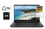 HP 2021 15.6" FHD 1080P IPS Anti-Glare Laptop, Intel Processor N4020, 8GB DDR4 RAM, 256GB SSD, 1-Year Office 365, Online Meeting Ready, Ethernet, WiFi, Fast Charge, Win10 S, w/GM Accessories