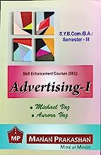 Advertising-I SYBCOM Semester III manan prakashan michael vaz latest edition