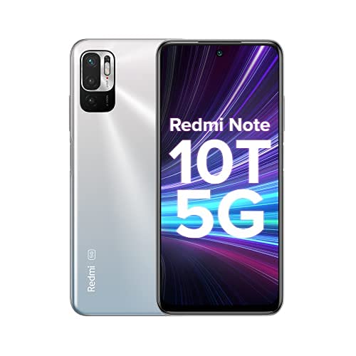Book Cover Redmi Note 10T 5G (Chromium White, 6GB RAM, 128GB Storage) | Dual5G | 90Hz Adaptive Refresh Rate | MediaTek Dimensity 700 7nm Processor