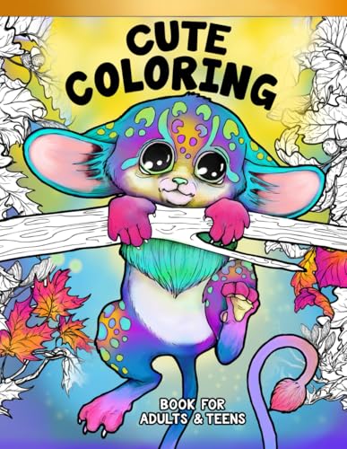 Cute Coloring Book For Adults and Teens