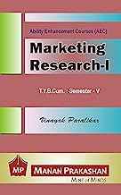 Marketing Research TYBCOM Semester V manan prakashan vinayak latest edition