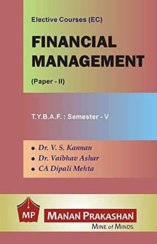 Financial Management TYBAF Semester V manan prakashan