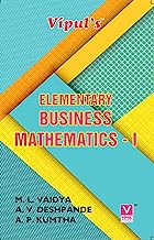 Elementary Business Mathematics – I (Mathematical Techniques – I) fybcom vipul prakashan