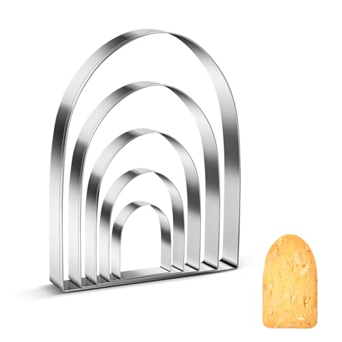 Tmflexe Cookie Cutters, 5 Pack