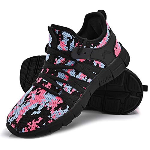INZCOU Running Shoes Lightweight Tennis Shoes Non Slip Gym Workout Shoes Breathable Mesh Walking Sneakers