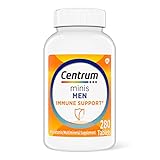 Centrum Minis Men's Daily Multivitamin for Men for Immune Support with Zinc and Vitamin C, 280 Mini Tablets, 140 Day Supply