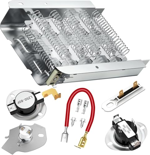 Upgraded 279838-Dryer-Heating-Element-W10724237 fit for Whirlpool Kenmore 70 80 Series Cabrio Roper Maytag Amana Admiral Roper Dryer Heating Element Dryer by AMI PARTS