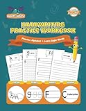 Handwriting Practice Workbook: Practice Alphabet & Learn Sight Words